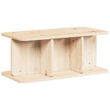 Coffee Table Natural 80 x 39.5 x 33.5 cm Solid pine wood 873520