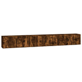 Wall-mounted TV Cabinets 3 pcs Smoked Oak 100x34.5x40 cm 3188379