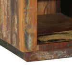 Shoe Cabinet Brown 110 x 35 x 40 cm Solid Reclaim wood 4019627