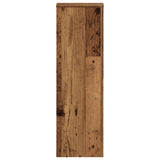 Plant Stand 2pcs Old Wood 25x25x80 cm Engineered Wood 852949