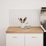 Kitchen Worktop 80x63.5x4 cm Solid Wood Oak Rectangular 4009003