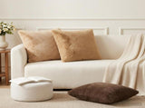 Cushion Cover 12 pcs HEERLEN Light Brown 50 x 50 cm 911184