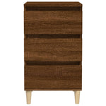 ZNTS Bedside Cabinet Brown Oak 40x35x70 cm Engineered Wood 819667