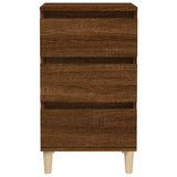 ZNTS Bedside Cabinet Brown Oak 40x35x70 cm Engineered Wood 819667