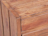 Bedside Cabinet with 3 Drawers 35x25x35 cm Solid Mahogany Wood 283938