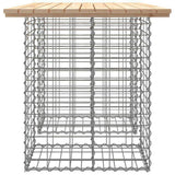 Garden Table Gabion Design 100x70x72 cm Solid Wood Pine 834362