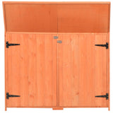 Garden Storage Shed 128x42x91 cm Wood 170650