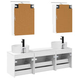 Bathroom Cabinet Set 5 pcs White 50 x 14.5 x 70 cm 3406599