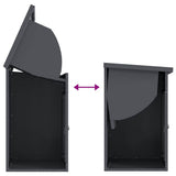 Parcel Drop Box with Storage Anthracite 47.5 x 38 x 59 cm Steel 874942