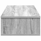 Wall Shelf with Drawers Grey Sonoma 80x31x17 cm Engineered Wood 859955