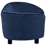 Dog Sofa Blue 69x49x40 cm Plush 171023