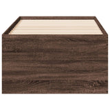 Daybed with Drawers without Mattress Brown Oak 100x200 cm 3280243