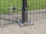 Welded Wire Fence with Concrete Base 10 x 1.5 m 3352533
