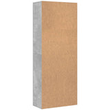 Highboard Concrete Grey 70x35x180 cm Engineered Wood 3276661