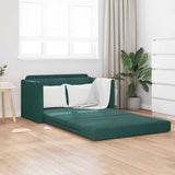 Sofa Bed Dark Green 124 x 204 x 61 cm Velvet 4106704