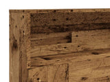Headboard Cabinet Old Wood 200x19x103,5 cm Engineered Wood 856874