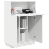 Desk with Shelf White 71.5 x 31.5 x 106.5 cm Engineered Wood 869482