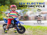 12V Kids Electric Motorbike, Kids Electric Ride on motorcycle w/ Twist Grip Throttle, Training T3398P553285