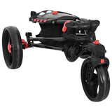 Golf Trolley Folding Manual Black 110 x 60 x 132 cm Iron 42033586
