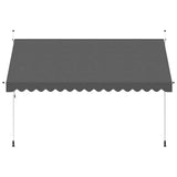 Manual Retractable Awning 400 cm Anthracite 143692