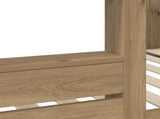 Bunk Bed for Kids Artisan Oak 75 x 190 cm Engineered Wood 3410394