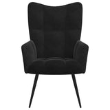 Relaxing Chair Black Velvet 42022446