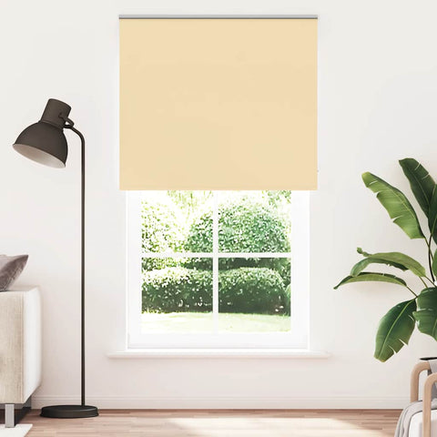 ZNTS Roller Blind Blackout Beige 130x230 cm Fabric Width 126.6 cm Polyester 4010822