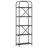 Bookshelf Black Oak 60 x 30 x 183 cm Engineered wood 879851