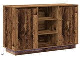 LED Sideboard Old Wood 90 x 32 x 75 cm Engineered Wood 869688