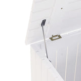 Laundry Basket with Wheels RANA White 45x45x64 cm Solid Wood Pine 4002334