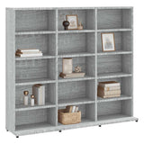 CD Cabinet Grey Sonoma 100x23x89.5 cm Engineered Wood 815484