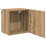 TV Wall Cabinets 2 pcs Artisan Oak 40.5x30x40cm Engineered Wood 882936