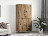 Highboard 2 pcs Artisan Oak Engineered Wood 3394570