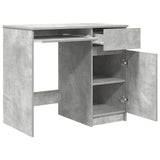 Desk Concrete Grey 86x49x76 cm Engineered Wood 861826