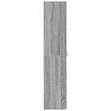 File Cabinet Grey Sonoma 60x32x153 cm Engineered Wood 3276649