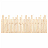 Wall Headboard 204x3x80 cm Solid Wood Pine 824778