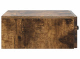 Wall-Mounted Bedside Cabinet 2 pcs Smoked Oak 49 x 34.5 x 20 cm 898116