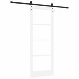 Sliding Door ORKDAL White and Black 83 x 211 cm 3331860