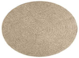Rug ZIZUR Beige 120 cm Jute Look Indoor and Outdoor 4010415