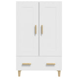 Highboard White 70x31x115 cm Engineered Wood 812564