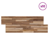Wall Panel 10 pcs Natural 55 x 20 x 2 cm 42046463