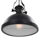 Ceiling Lamp Black Round E27 281624
