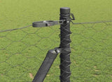 Welded Wire Fence with Concrete Base 10 x 1.4 m 3353632