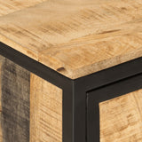 Bathroom Sink Cabinet 55x35x60 cm Solid Wood Mango and Iron 358572