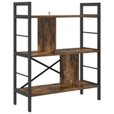 Bookshelf Smoked Oak 75 x 30 x 91 cm Engineered Wood 883972