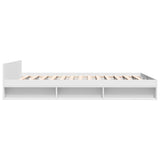 Bed Frame with Drawers without Mattress White 150x200 cm King Size 3280741