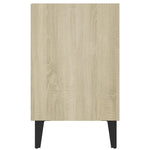 TV Cabinet with Metal Legs Sonoma Oak 103.5x30x50 cm 805953