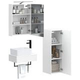 Bathroom Cabinet Set 4 pcs White 50 x 14.5 x 70 cm 3407383