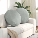 Seat Cushions 2 pcs Light Grey 80 x 29 cm Velvet 42014248