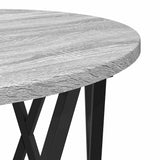 Nesting Side Table 3 pcs Grey Sonoma Engineered Wood and Steel 868258